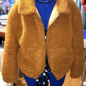 Outer Edge Teddy Brown Women Jacket